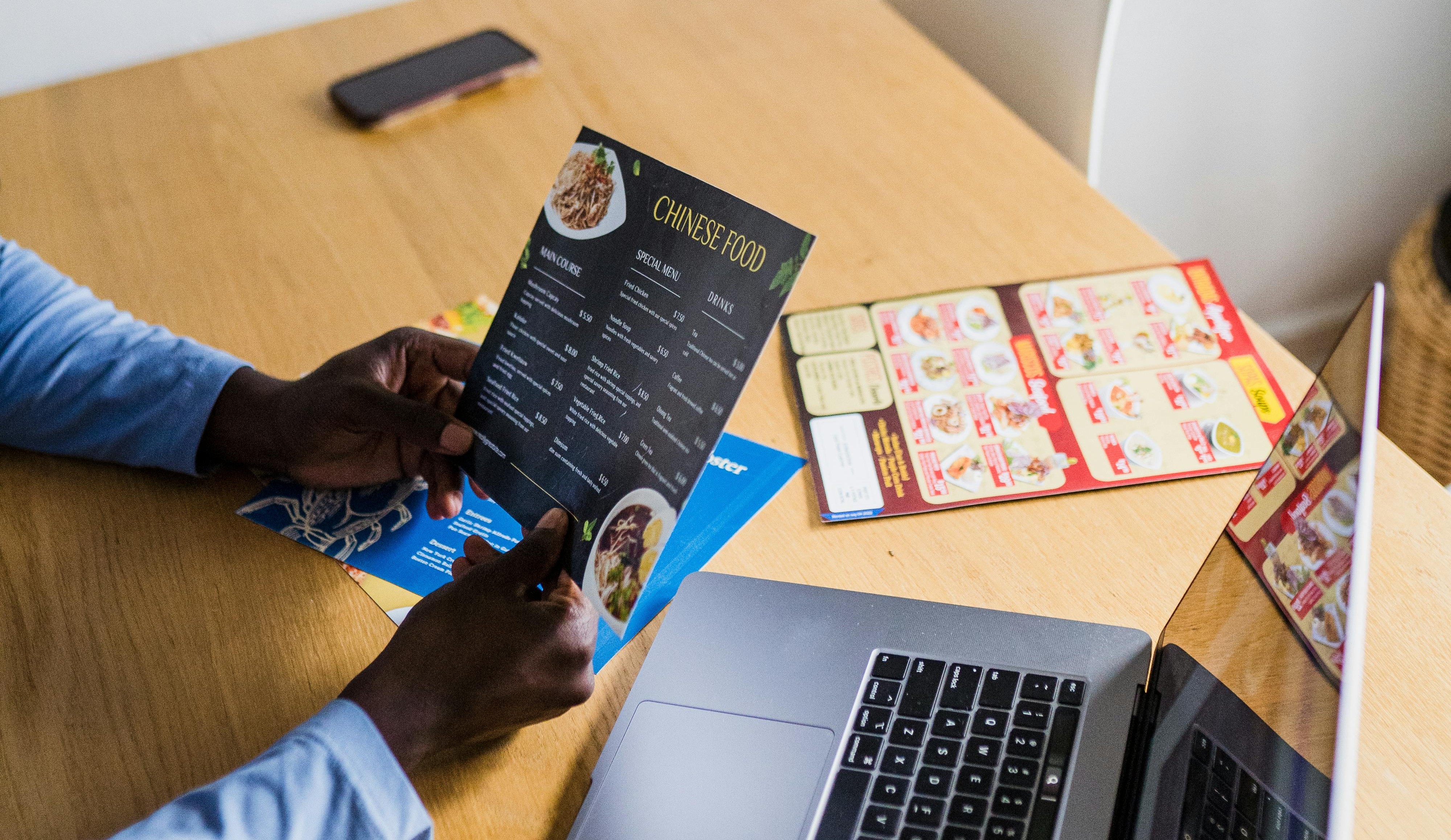 Example of leaflet distribution materials